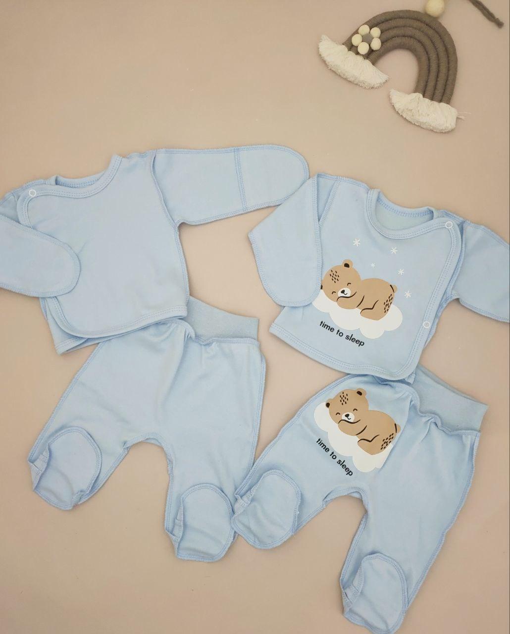 Комплект для новонародженого: розпашонка + повзунки з інтерлоку