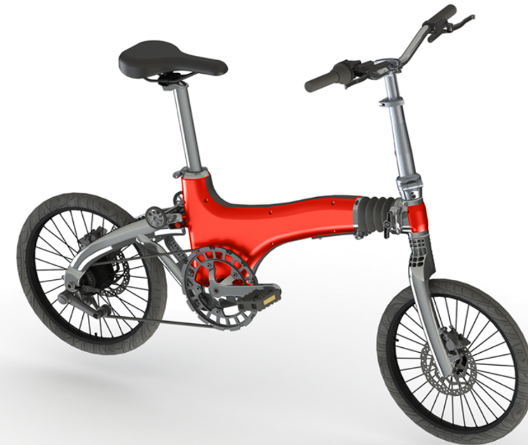 SHARVAN City 3 speed, Cover - EXPO RED , FRAME SILVER,