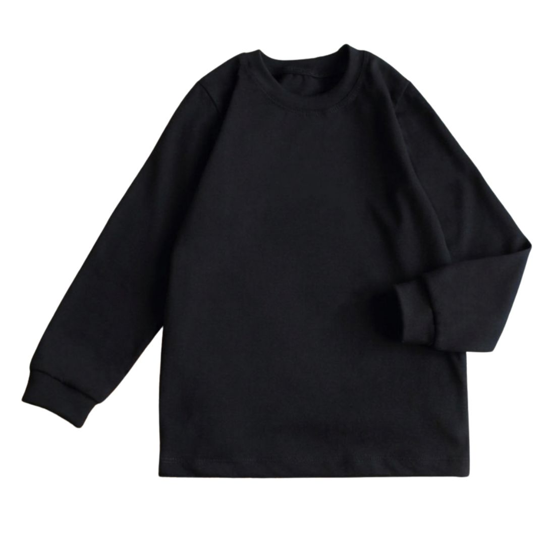 Лонгслів чорний кулір