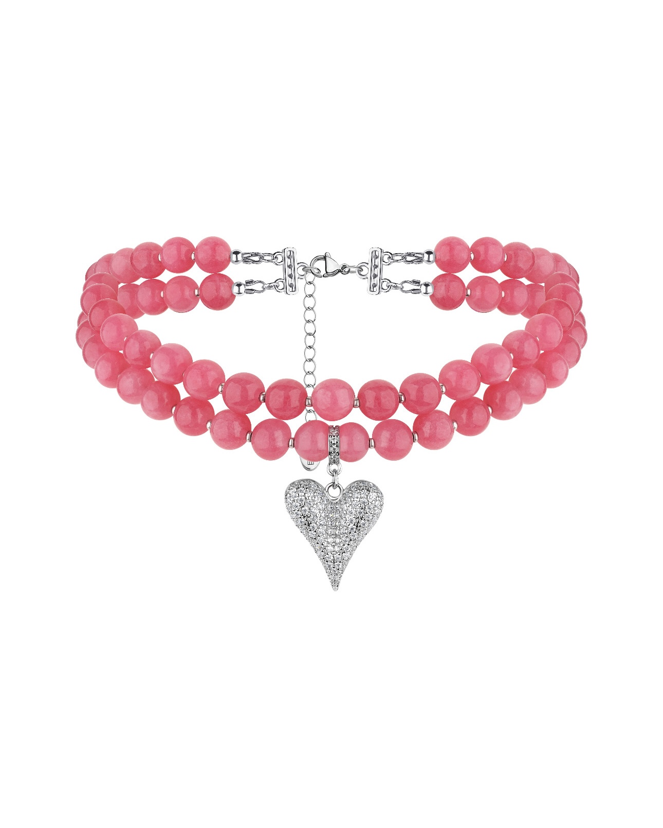 LOVE pink necklace