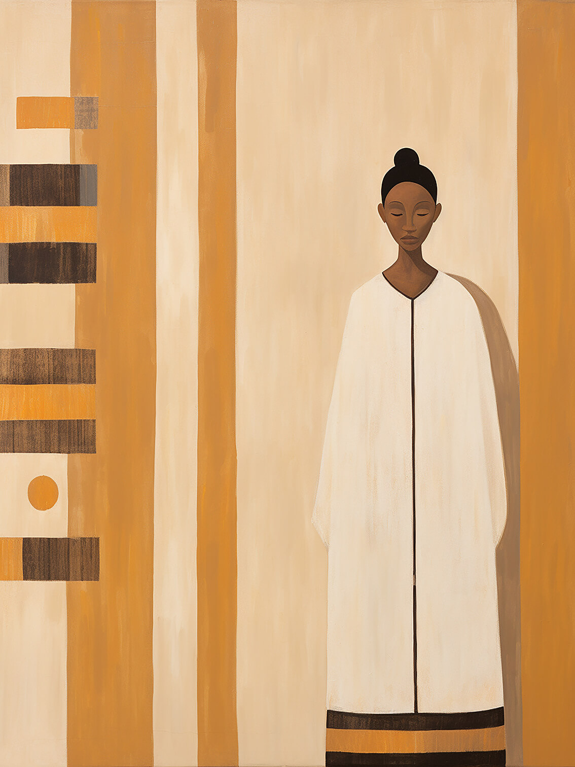 Calm, 80x60 cm, original acrylic painting on canvas