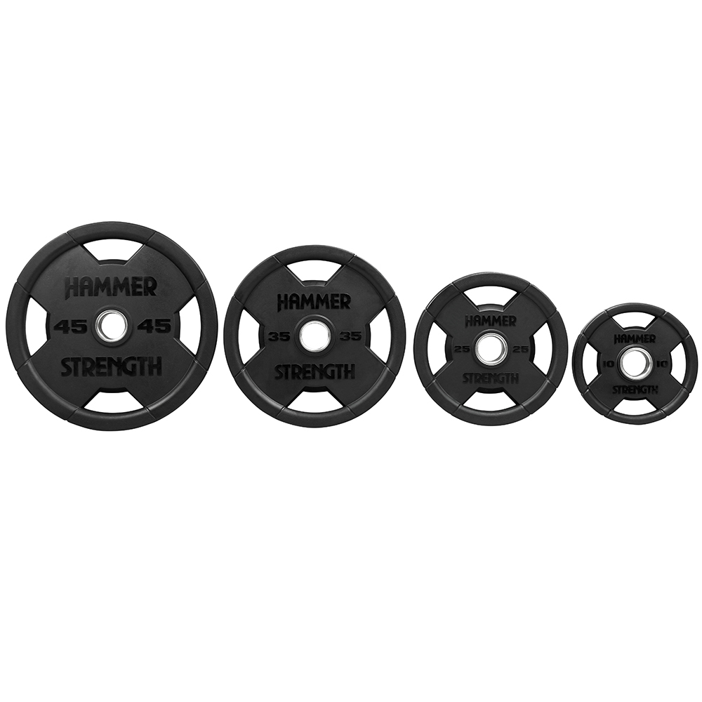 Диски олімпійські гумові Hammer Strength, набір