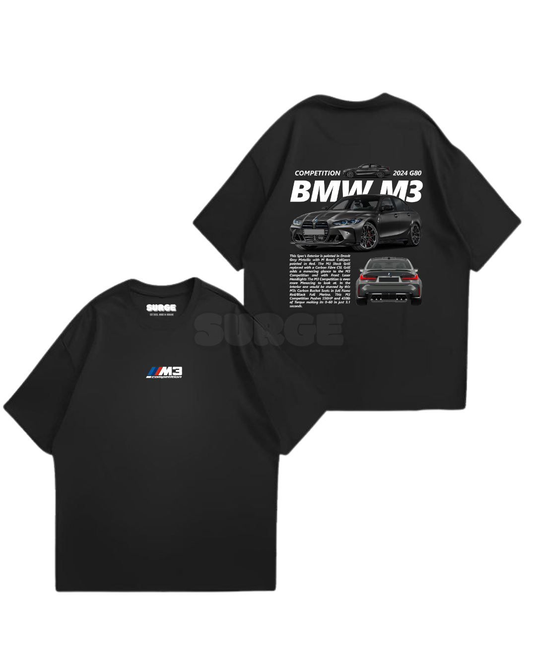 Oversize t-shirt BMW M3 G80