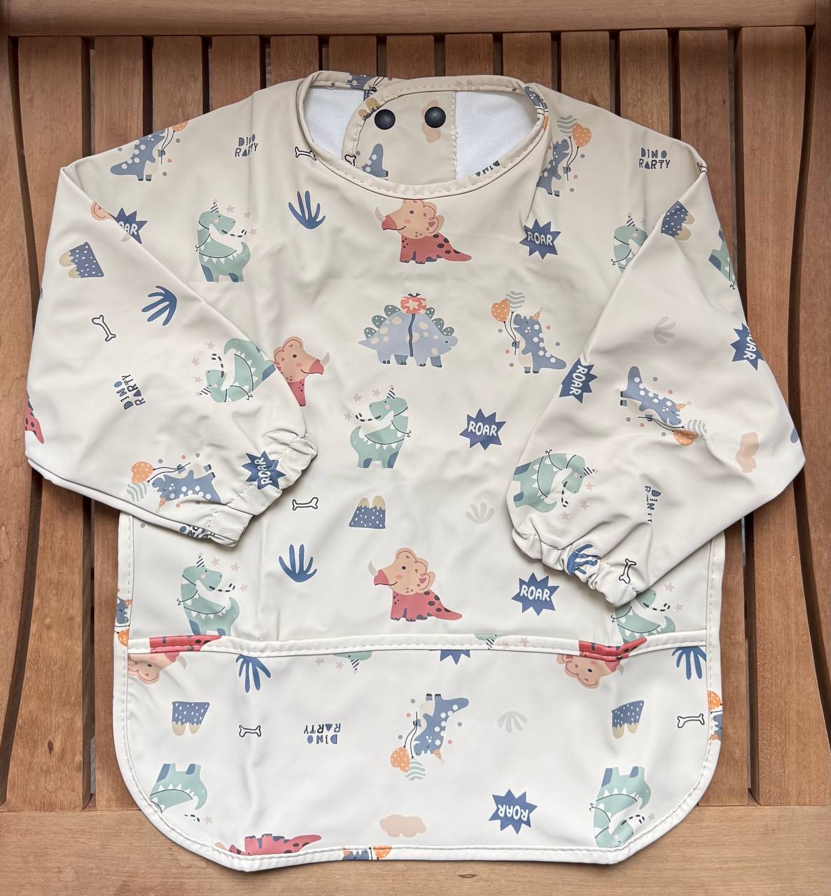 Фартушок з екошкіри з 2 застібками "Діно 2.0"