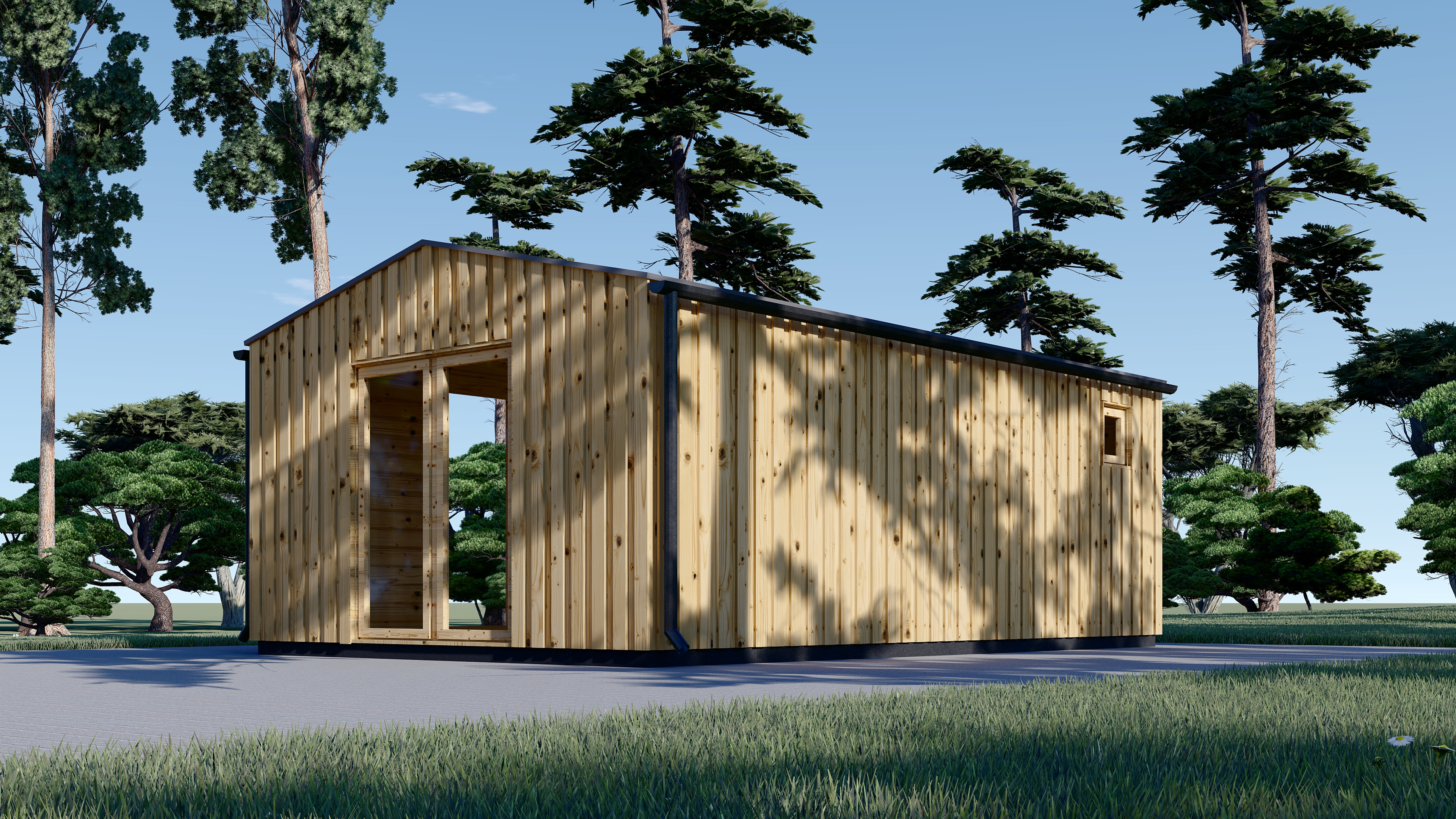 Caseta de jardín de madera  Karol 7x4