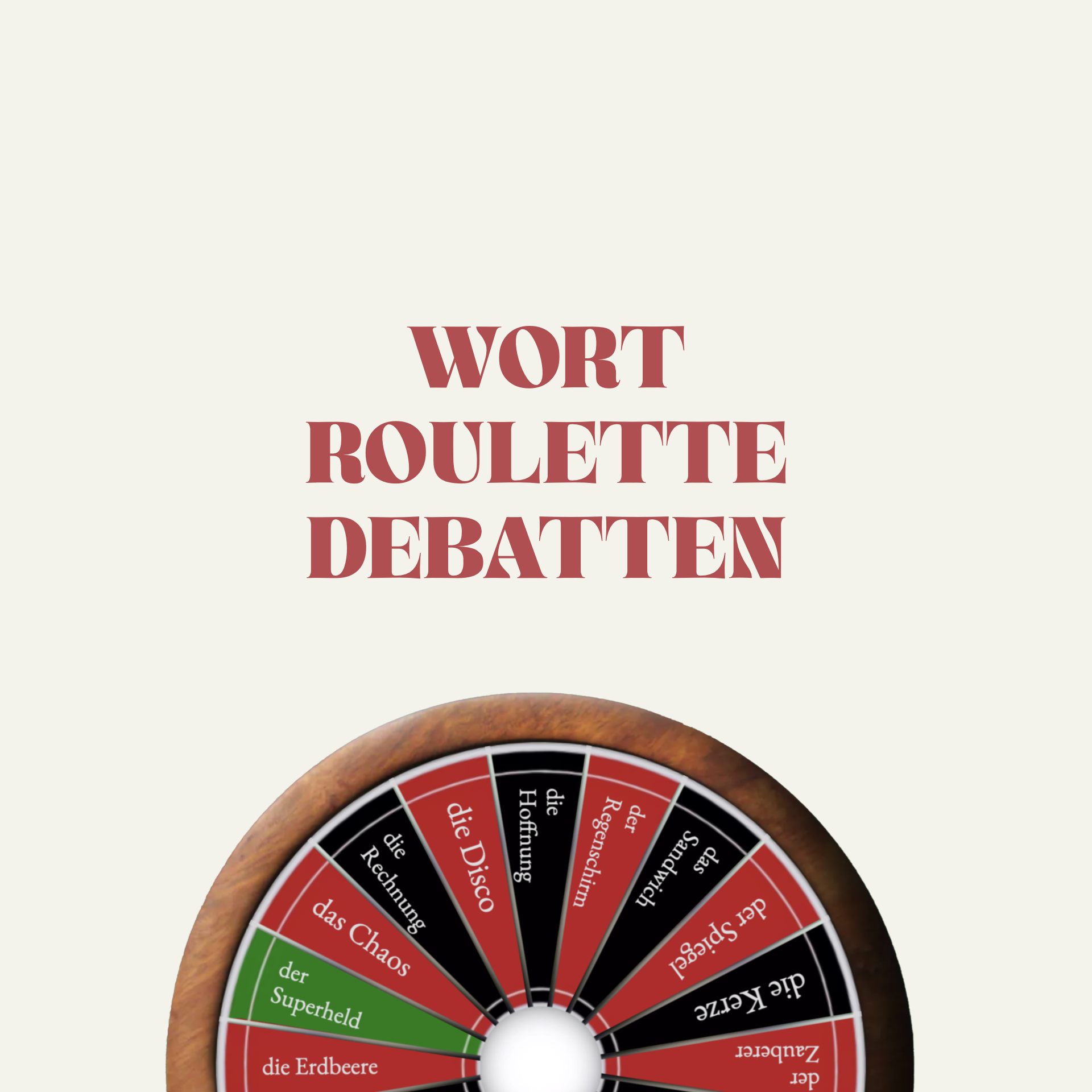 Wort-Roulette-Debatten