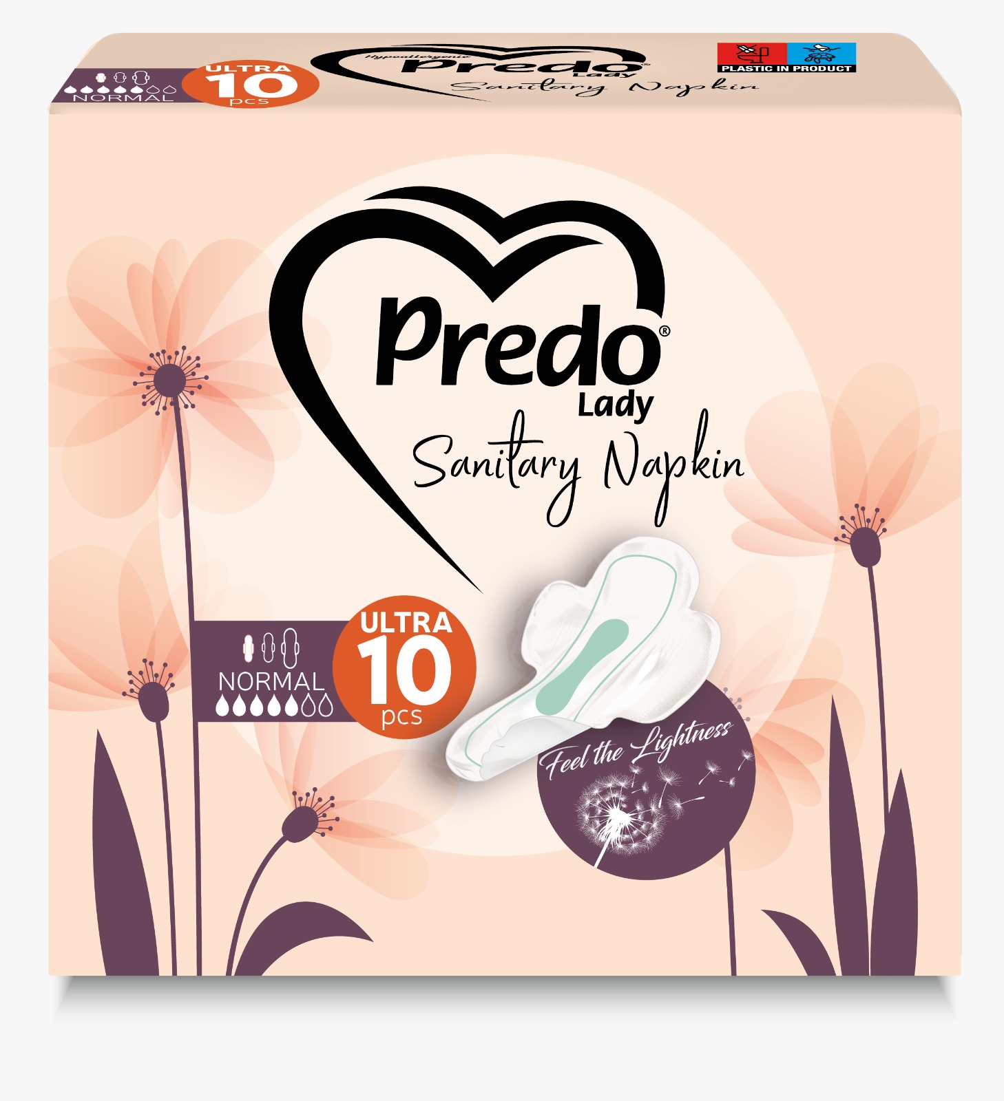 Predo Lady Podpaski Ultra Normal 10 szt.
