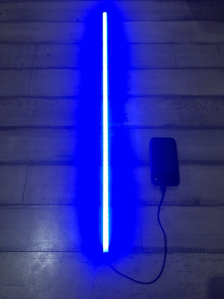 LED світильники USB, 5 вольт, 1 метр, синій