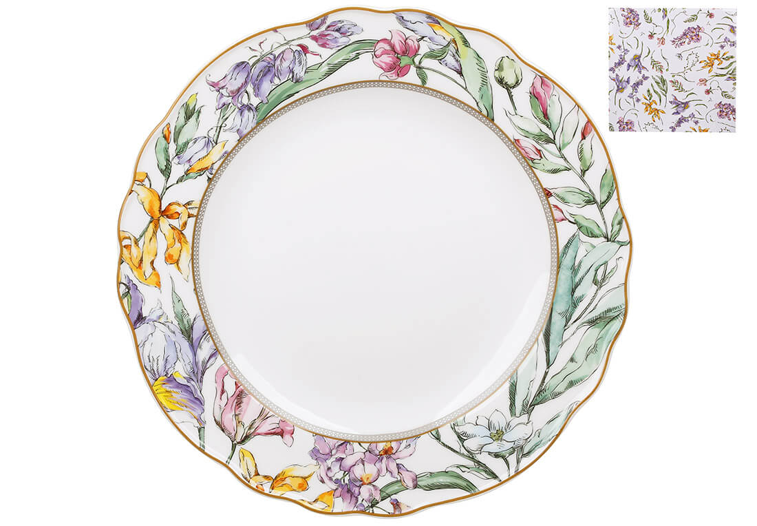 Wisteria Garden, Тарілка порцелянова