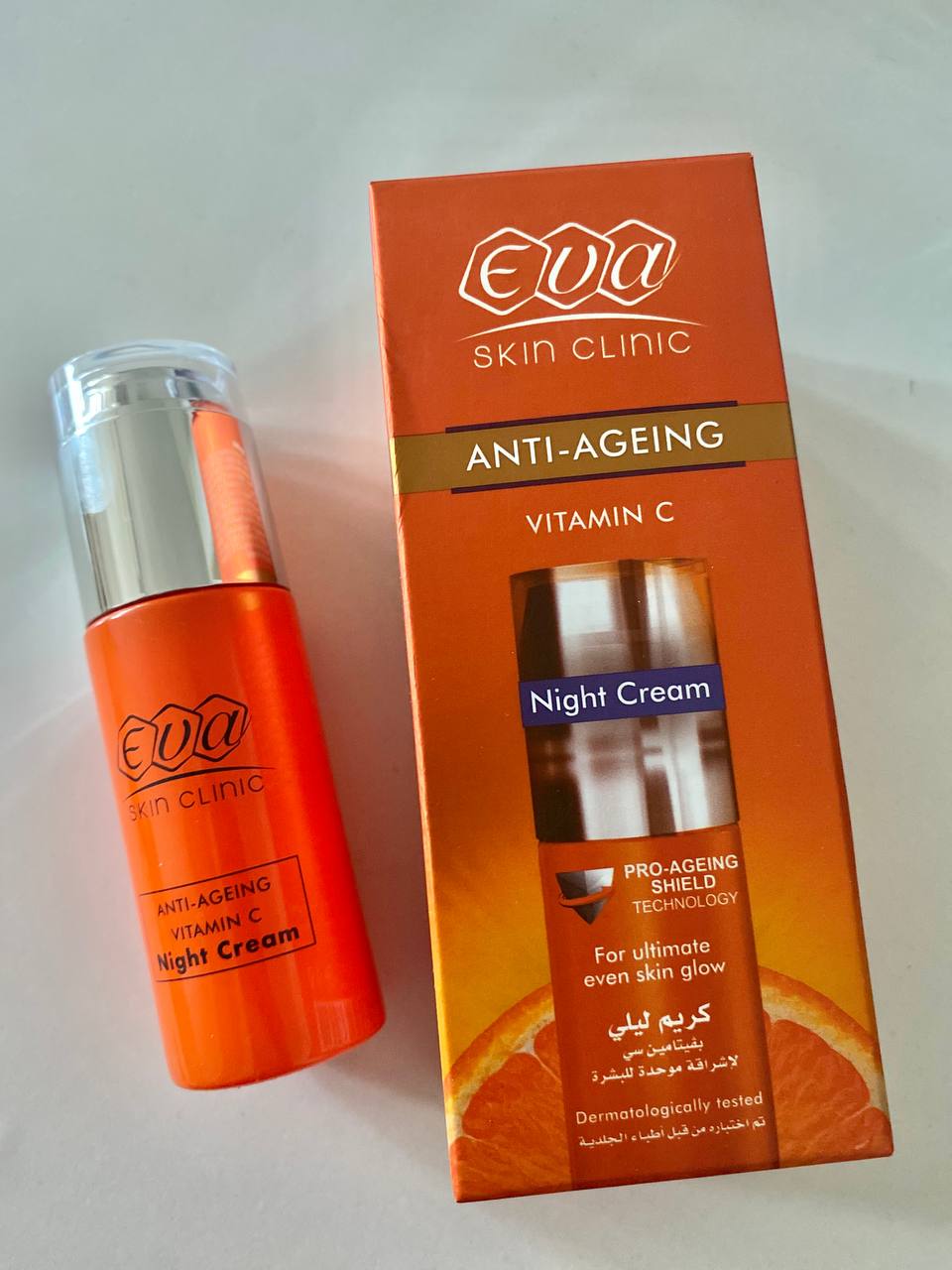 Eva Skin Clinic Vitamin C Night Cream Єва Антивіковий Нічний крем з вітаміном С 50 мл