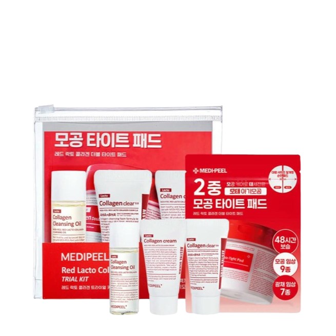 Набір мініатюр засобів з колагеном та лактобактеріями Medi-Peel Red Lacto Collagen Mini Multi Kit