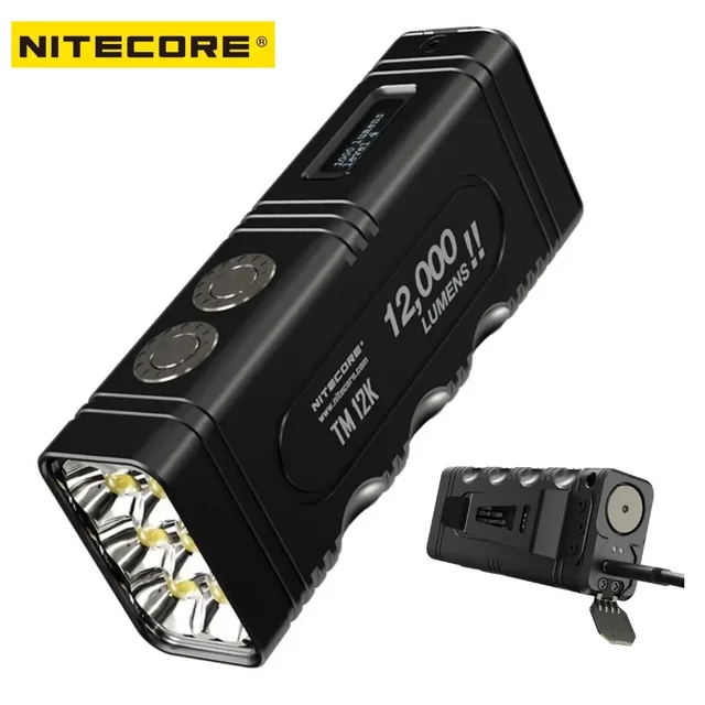 Тактичний ліхтар для кемпінгу, походів NITECORE TM12K