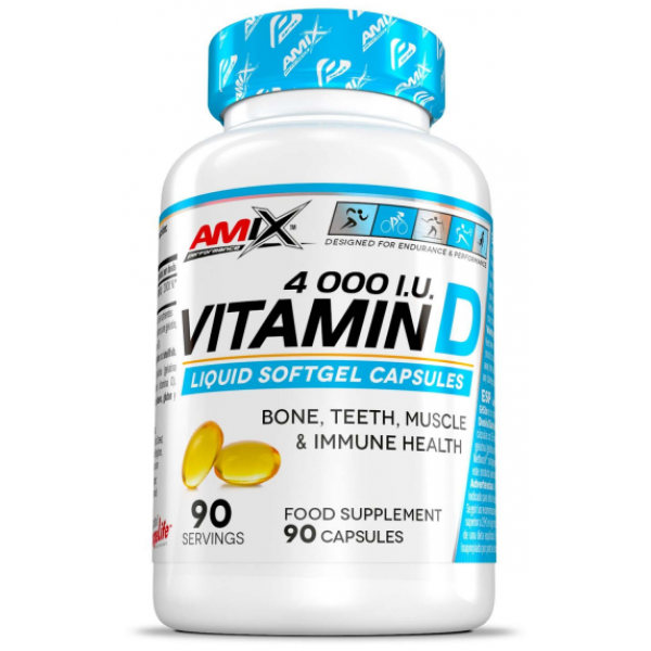 Amix Performance Vitamin D3 4000 IU – 90 софтгель капсул