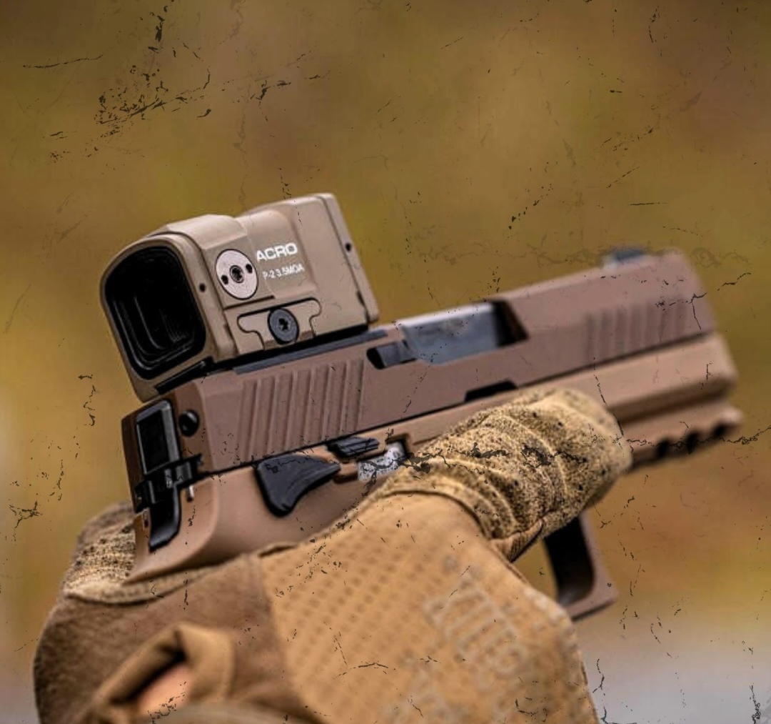 Оригінальний коліматорний приціл закритого типу "Aimpoint ACRO P-2 3.5 MOA FDE" від американського преміум бренду "Aimpoint".