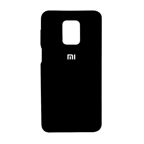 Silicone Case Full for Xiaomi Redmi Note 9S/9 Pro/9 Pro Max Black