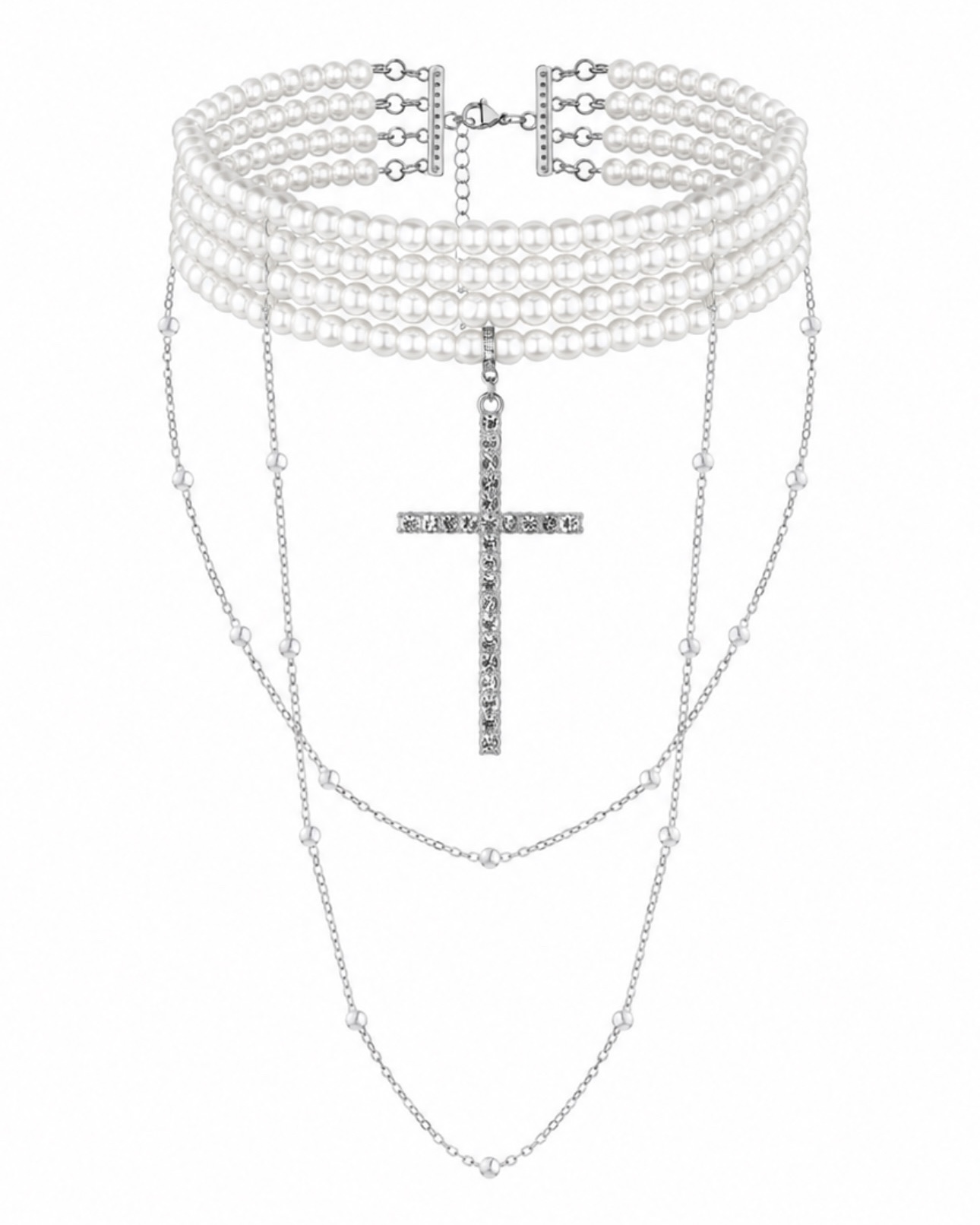 GOTHICA white necklace