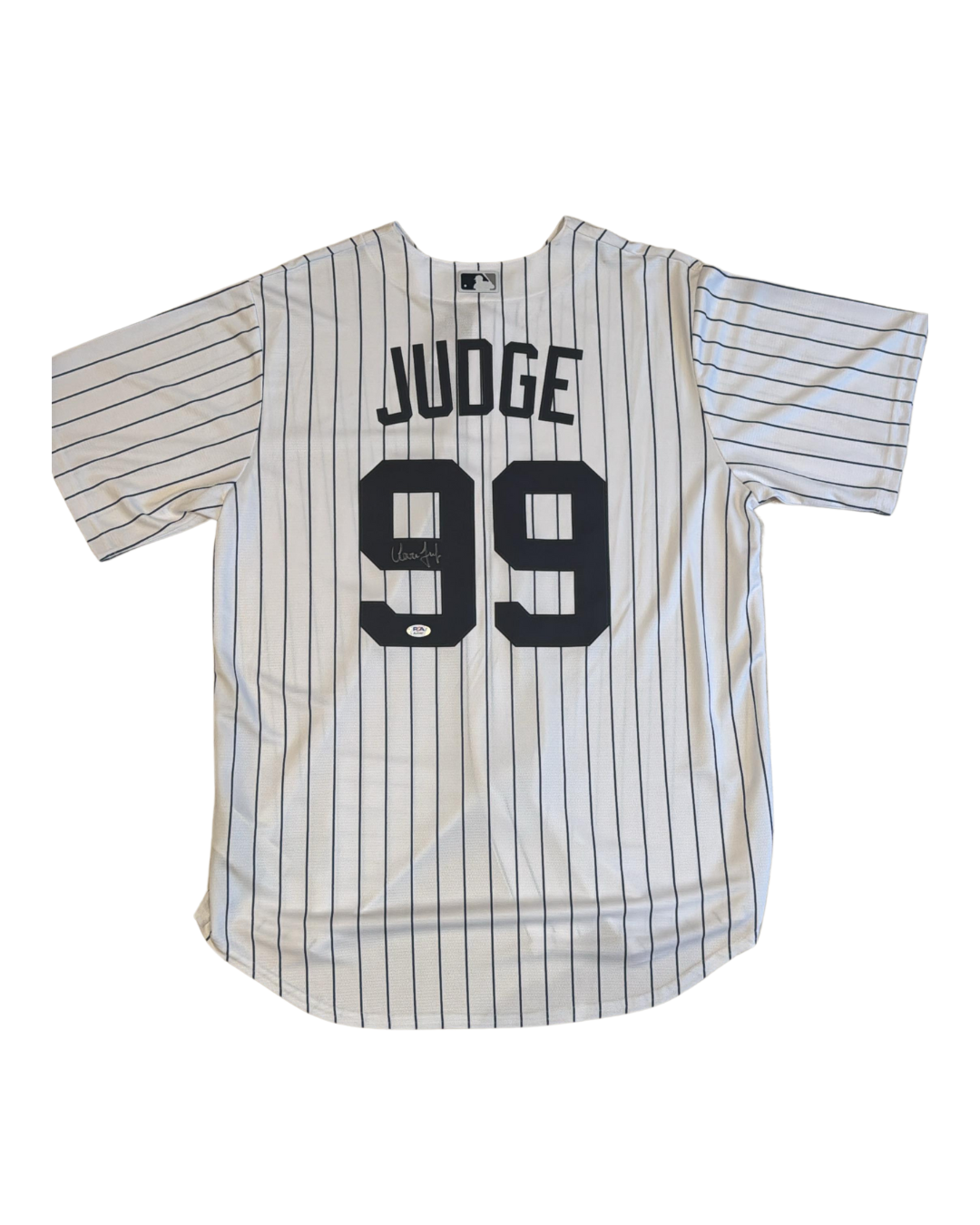 JERSEY AARON JUGDE SIGNED CERTIFICADO PSA