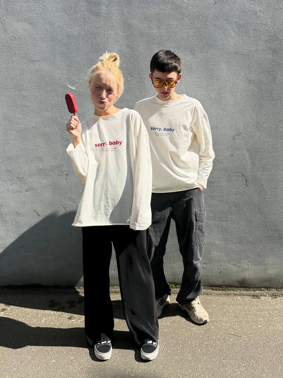 Лонгслів "SORRY BABY". Модель UNISEX
