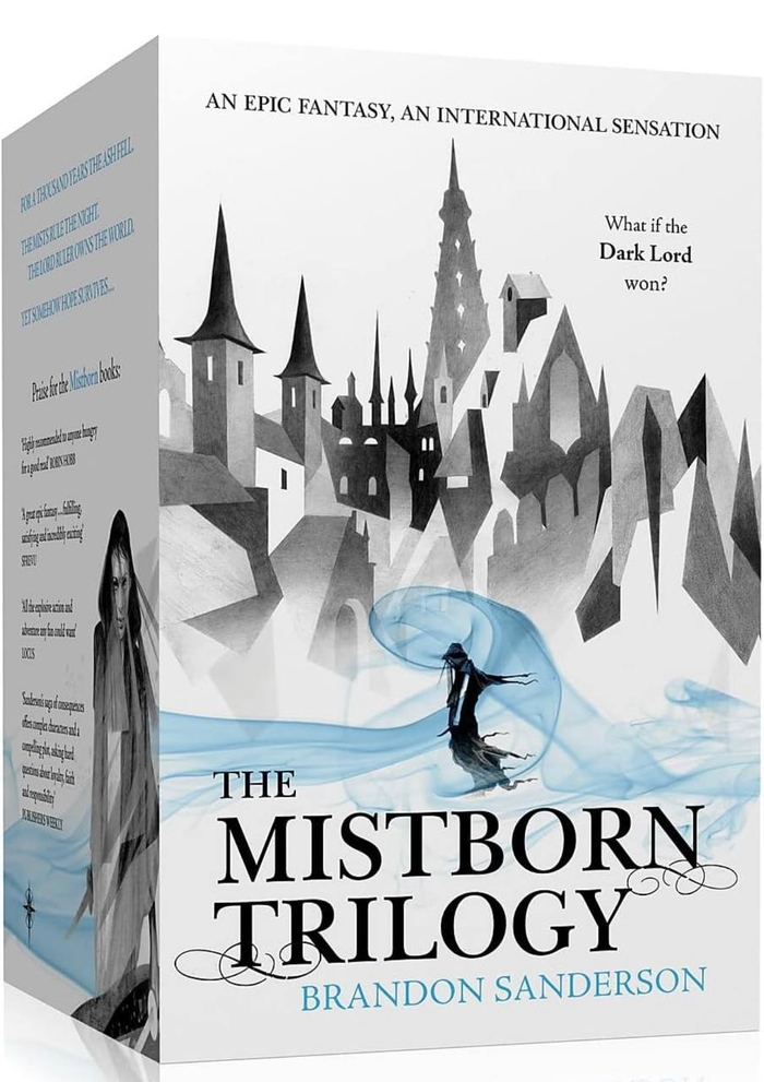 The Mistborn Trilogy The Bands Of Mourning The Alloy Of Law Shadows Of Self Brandon Sanderson 