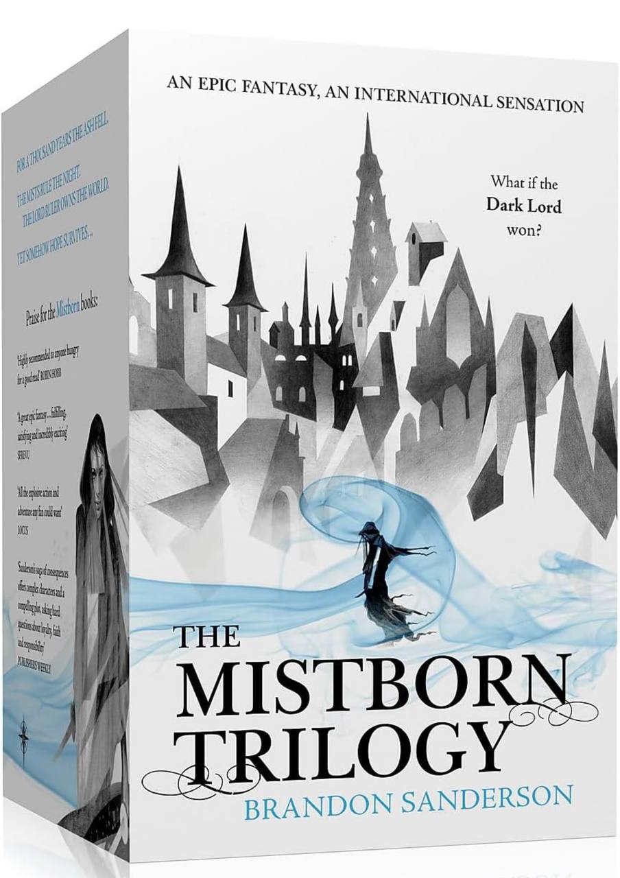 The Mistborn Trilogy The Bands Of Mourning The Alloy Of Law Shadows Of Self Brandon Sanderson Guy