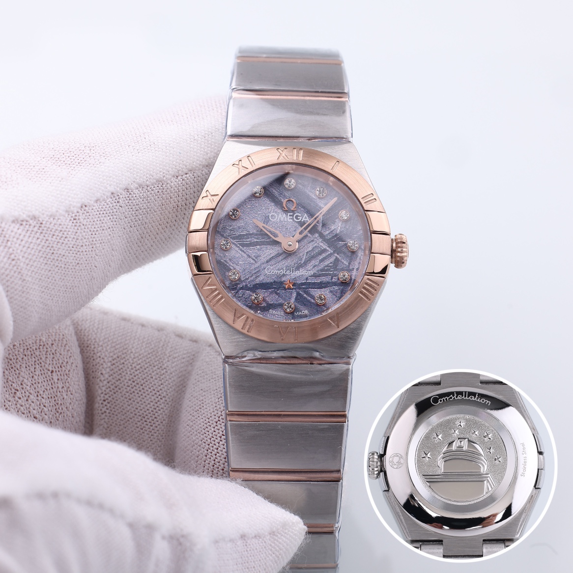 Omega women 123.10.24.60.57.008 Constellation Quartz 24mm