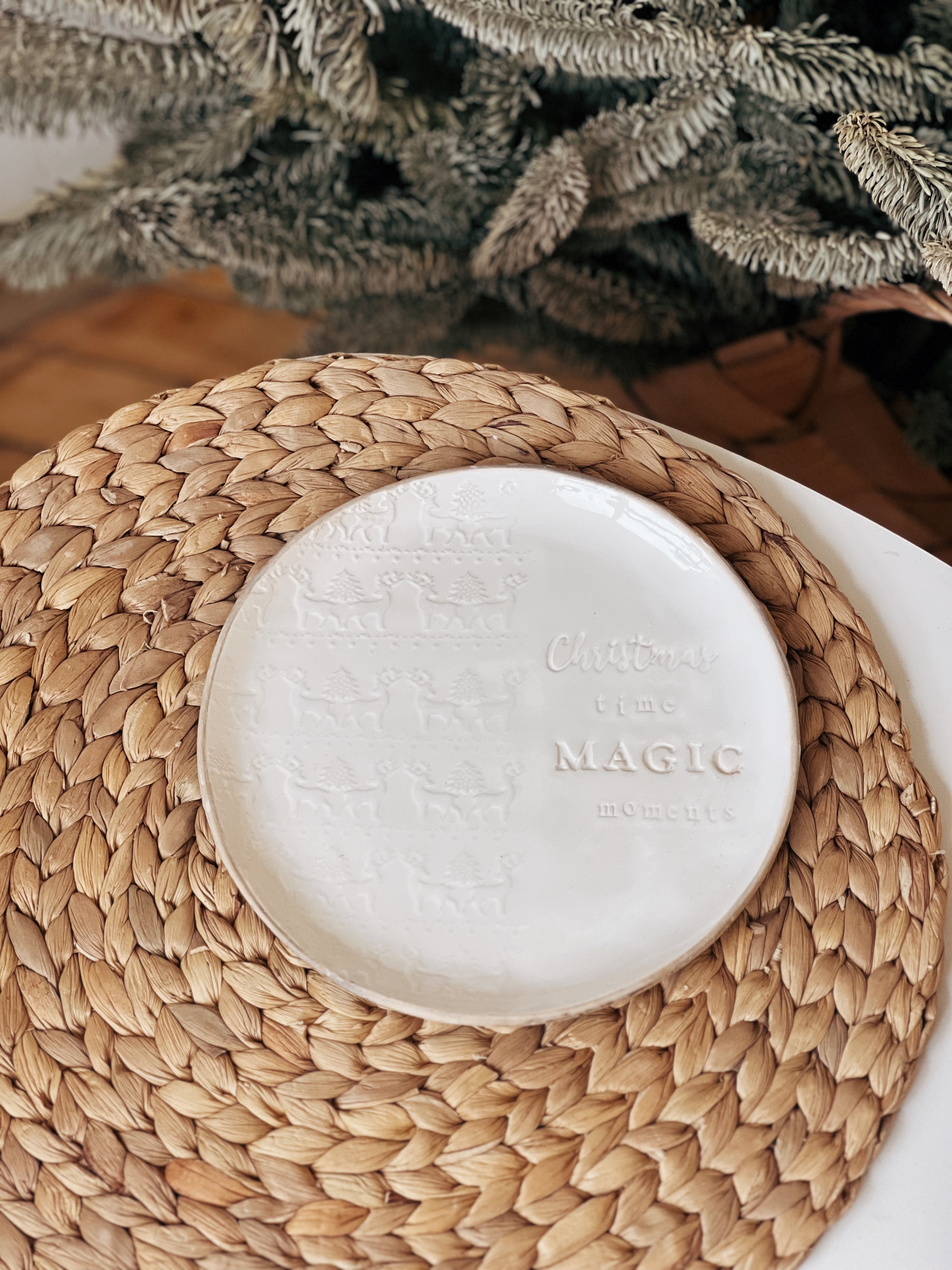 Тарілочка 19 см Christmas time magic moments