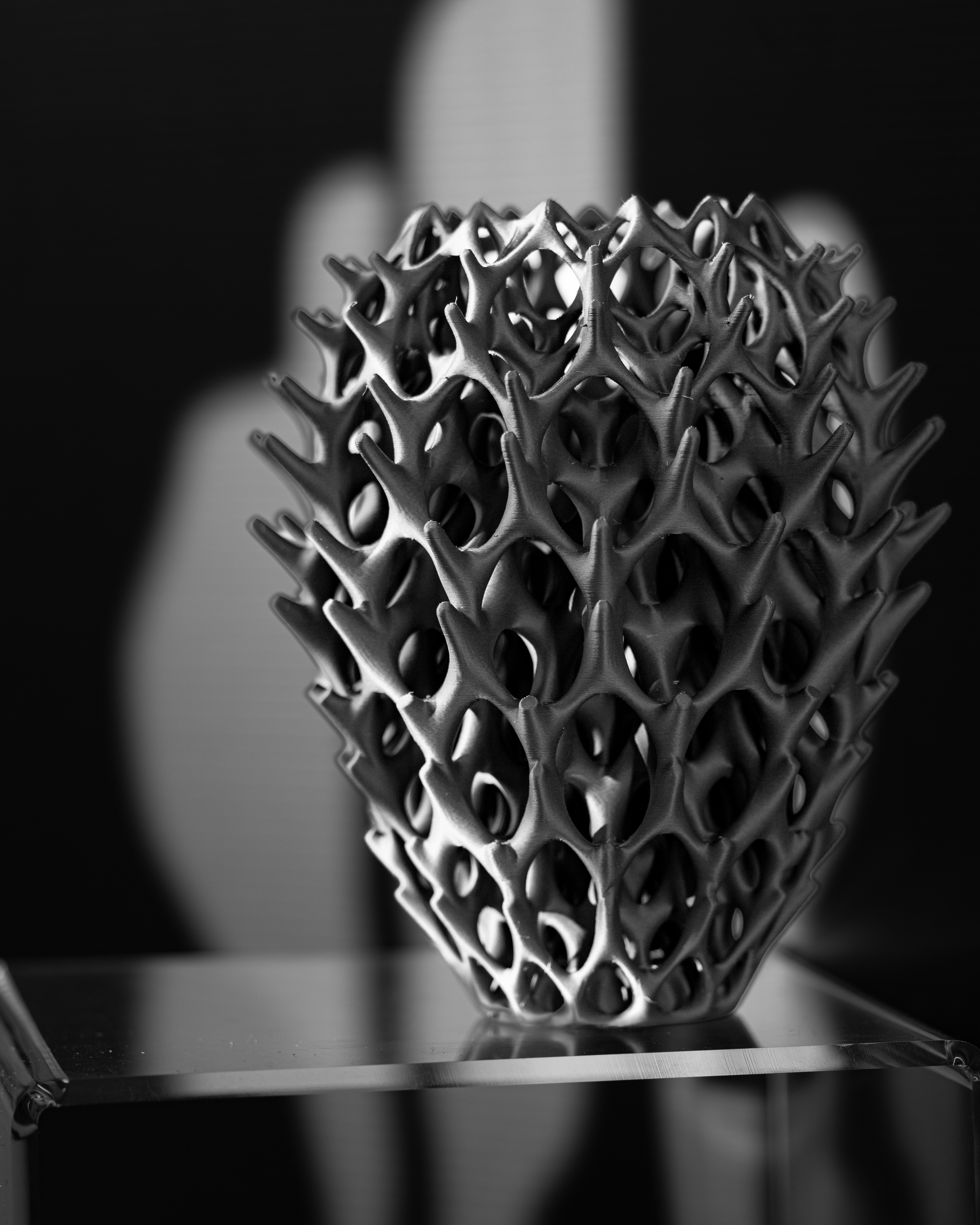 Invader Flower Vase 01 – Decorative 3D Printed Vase