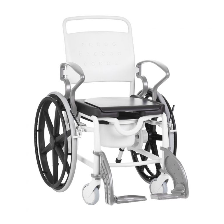 Rebotec Genf - Self Propelled Shower Commode Wheelchair