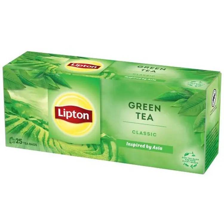 Чай зеленый Lipton Classic, 32 г (25 шт. х 1.3 г)