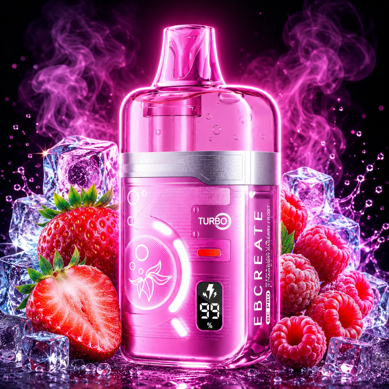 BC Pro 40000 Strawberry Raspberry Frost (Полуниця Малина з прохолодою)