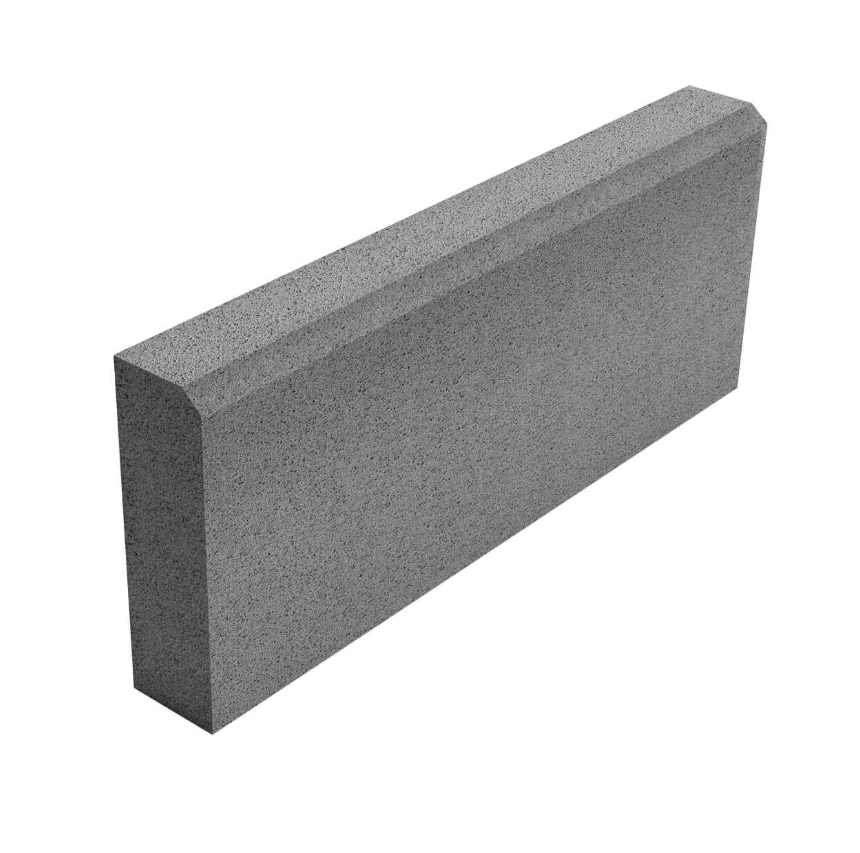 Бородюр тротуарний, садовий. Поребрик.  650х210х60