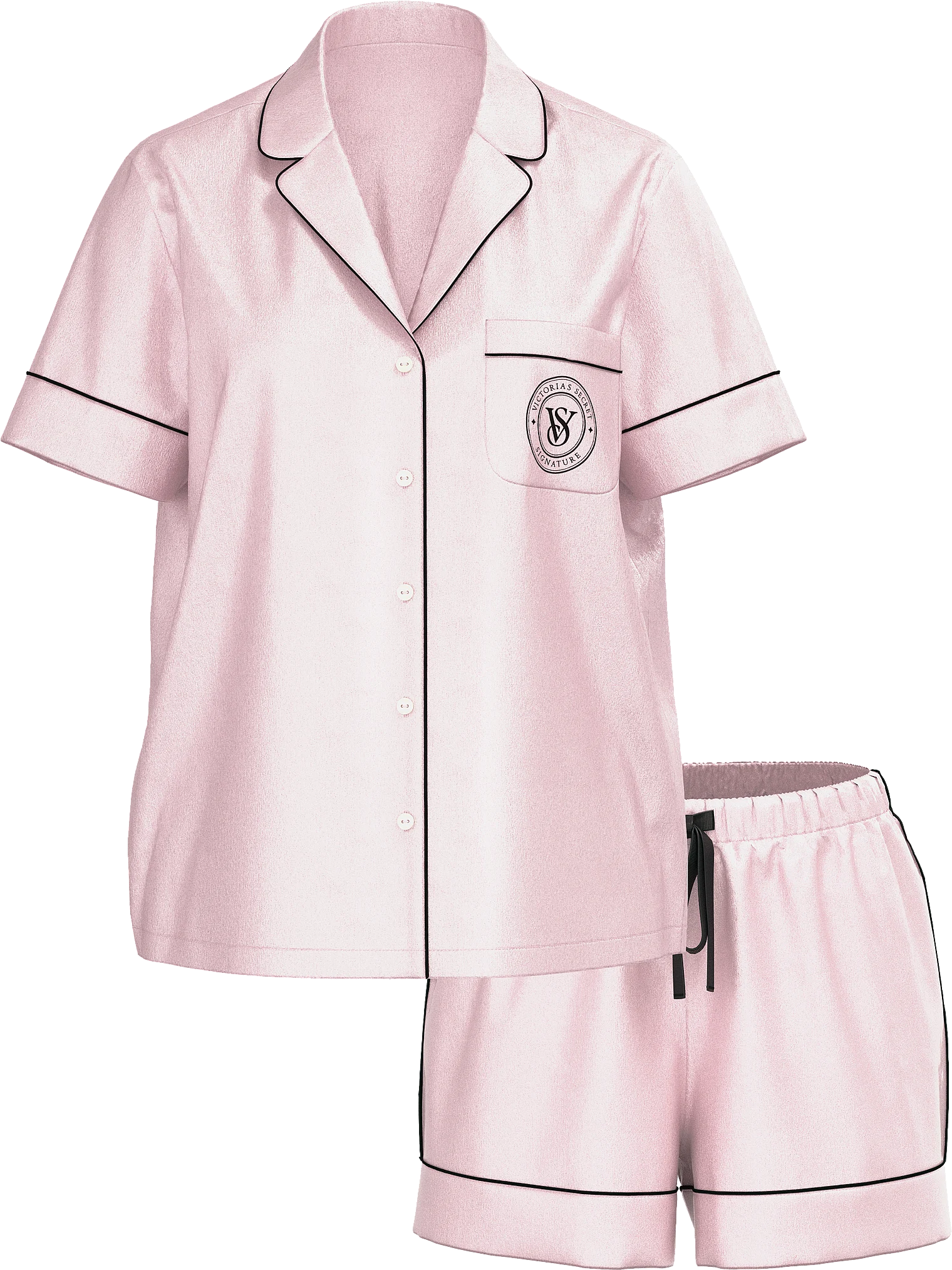 Піжама сатинова Satin Short Pajama Set