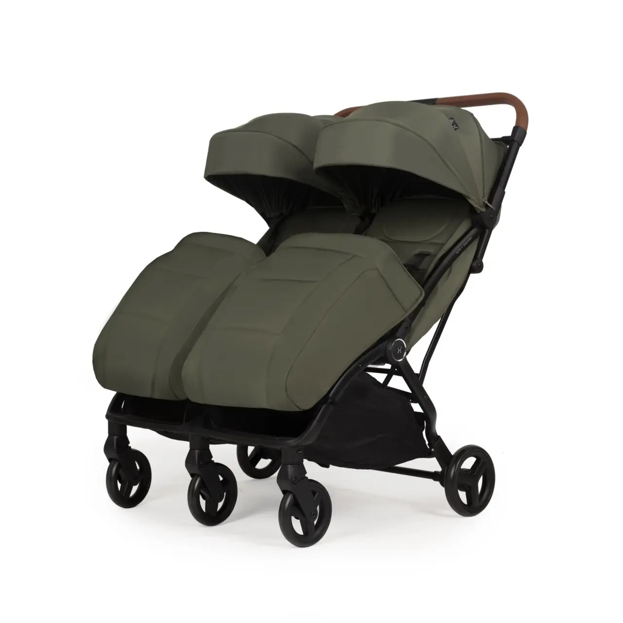 Коляска для двійні Adamex Alto Dark Green