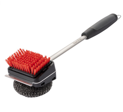 Щітка 2-стороння метал + нейлон Char-Broil Safer Clean