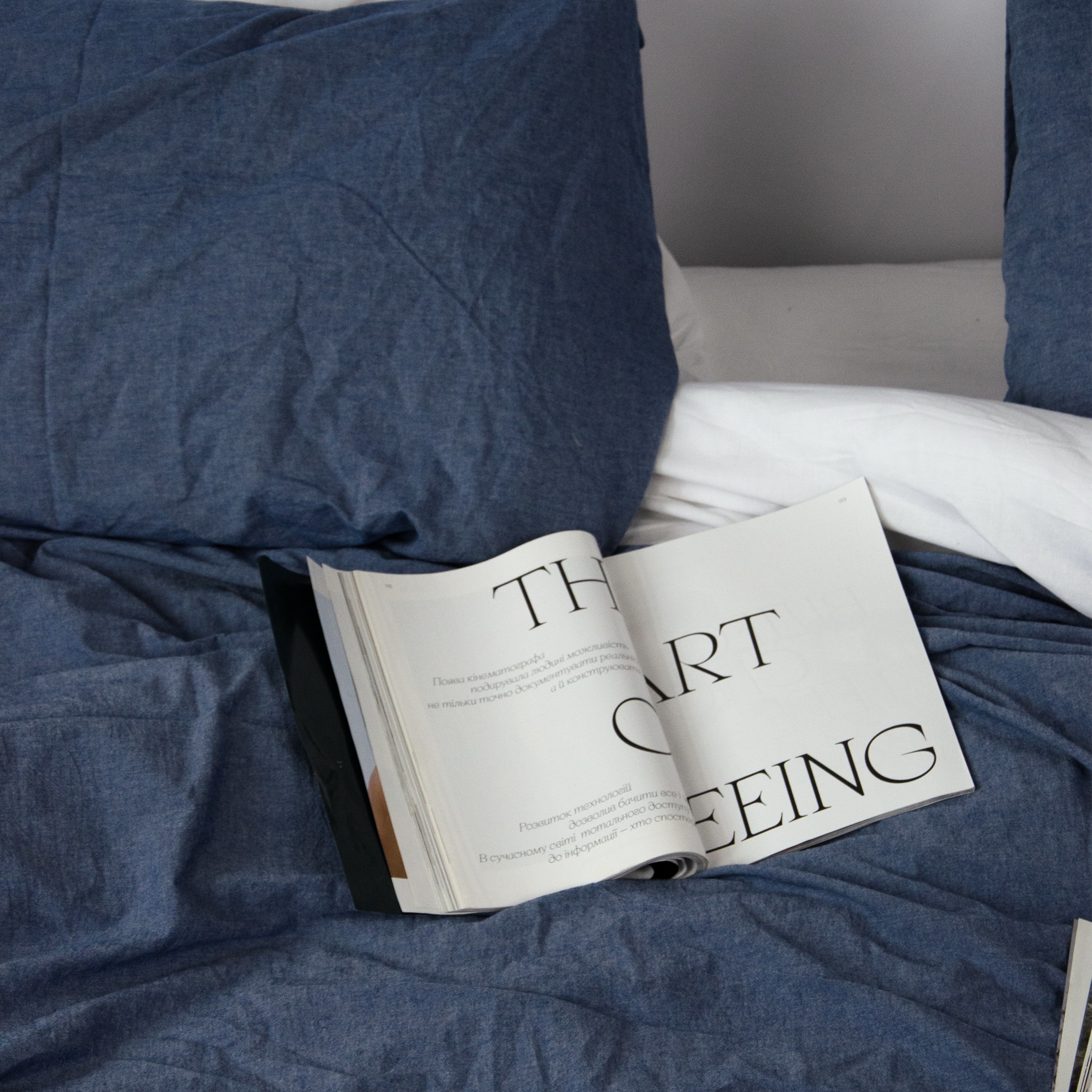 Постільний комплект Варена 100% бавовна Синій