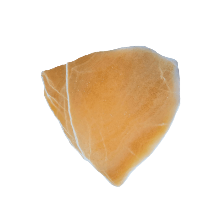 Yellow Calcite Slab Platter - 2,47 kg