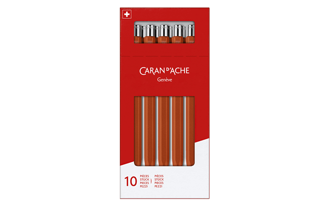 Упаковка з 10 кулькових ручок 849™ COLORMAT-X помаранчевого кольору