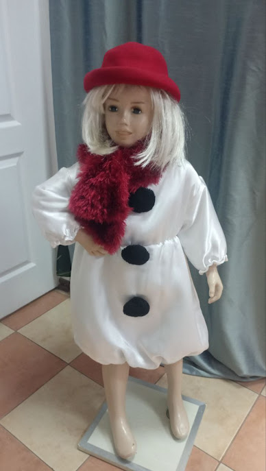 костюм снігова баба