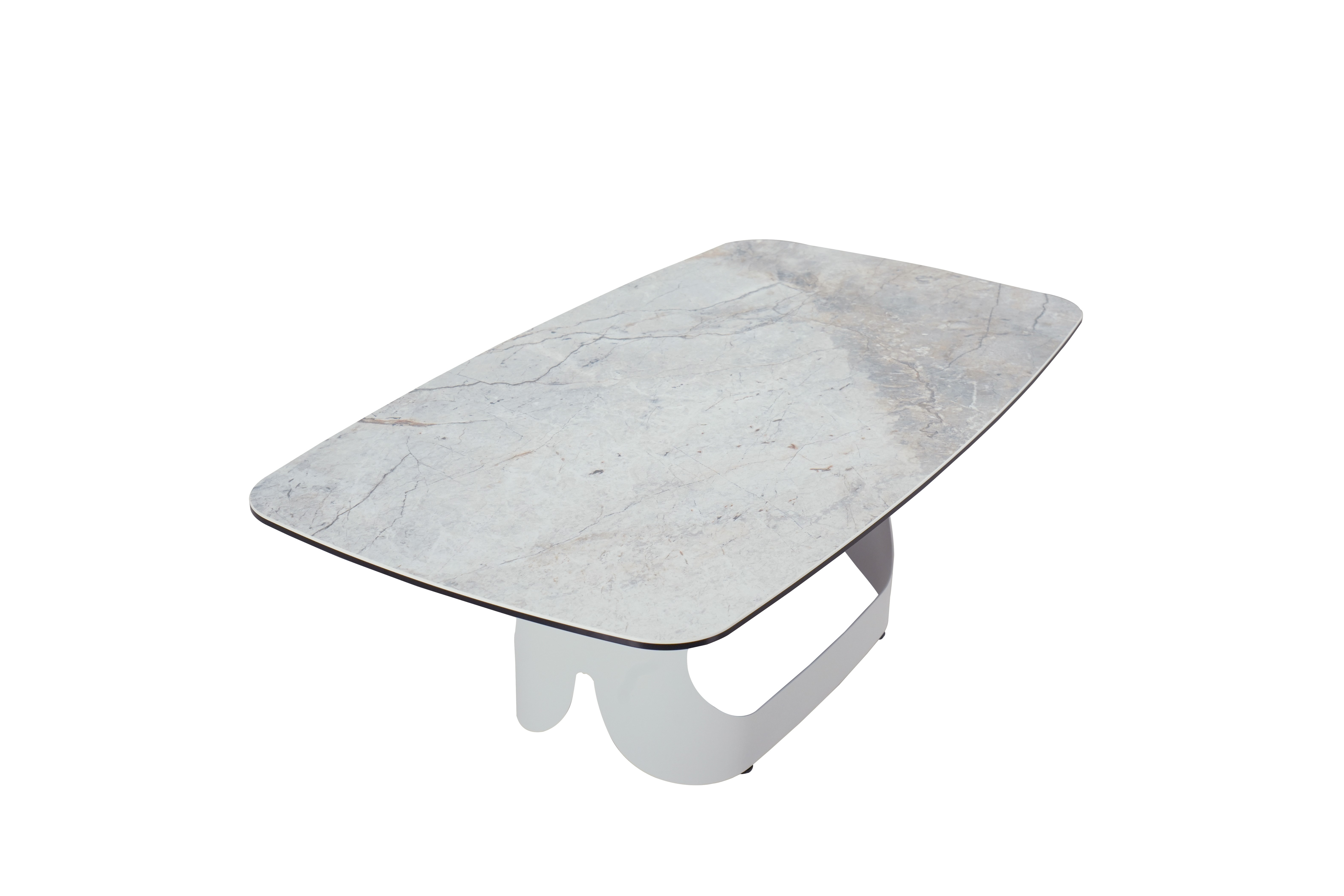 Журнальний стіл "Арно" сілвер рівер + айворі