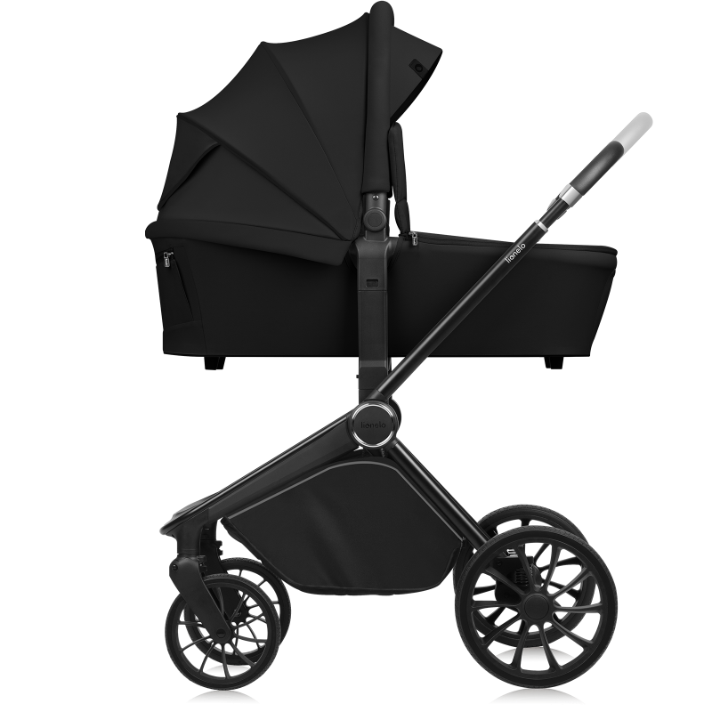 Коляска 2 в 1 Lionelo Mika Plus Black Onyx