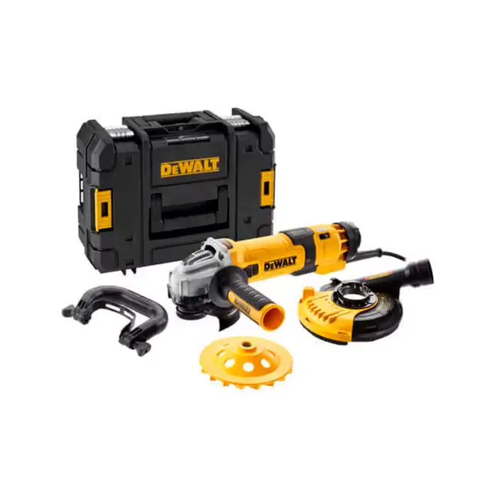 Шліфмашина кутова болгарка мережева DeWALT DWE4257KT