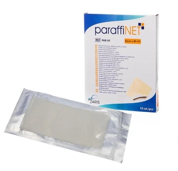 10×40см.Paraffinet сітчаста пов'язка для ран з парафіном 10шт.