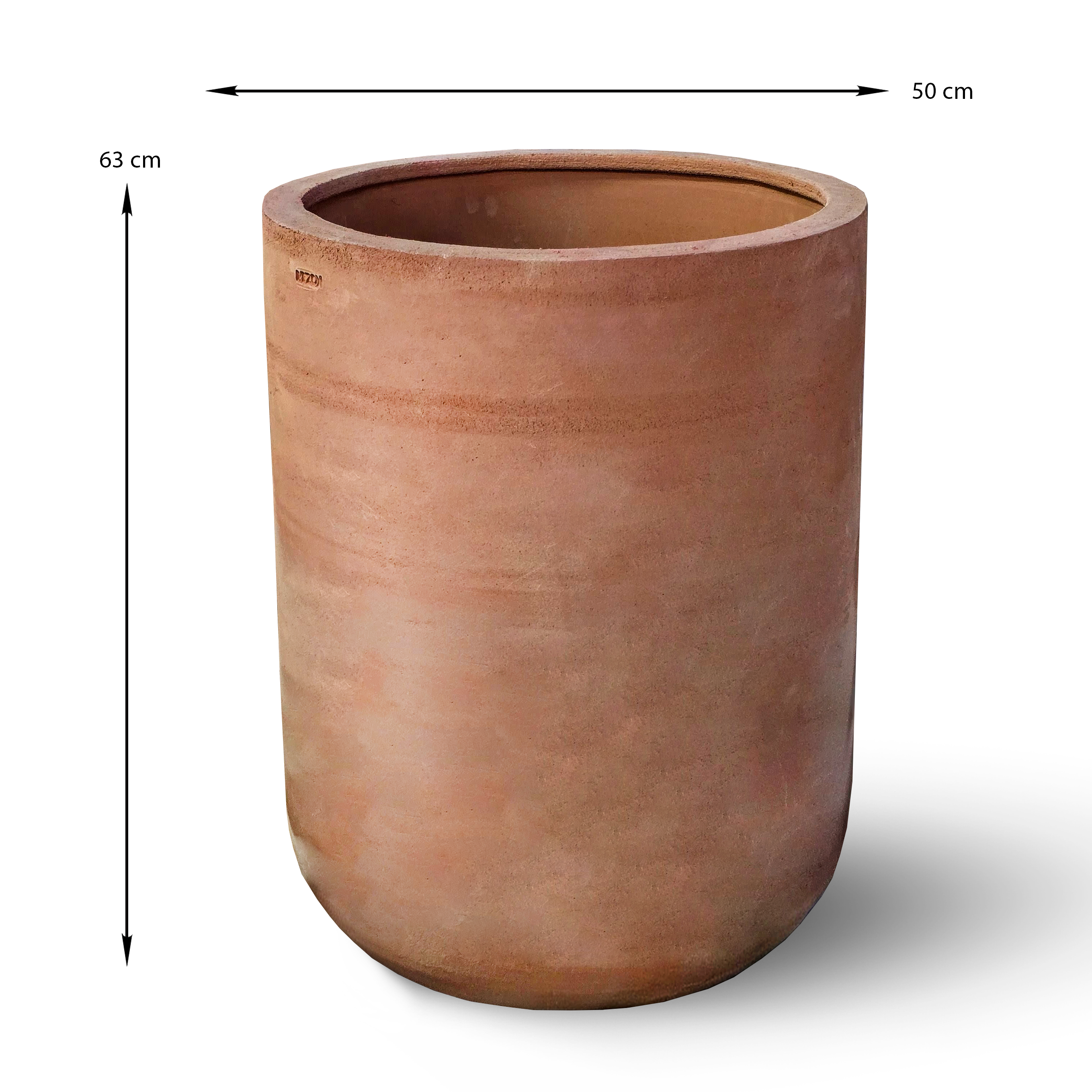 Горщик Гончарний теракотовий мат | 95 л