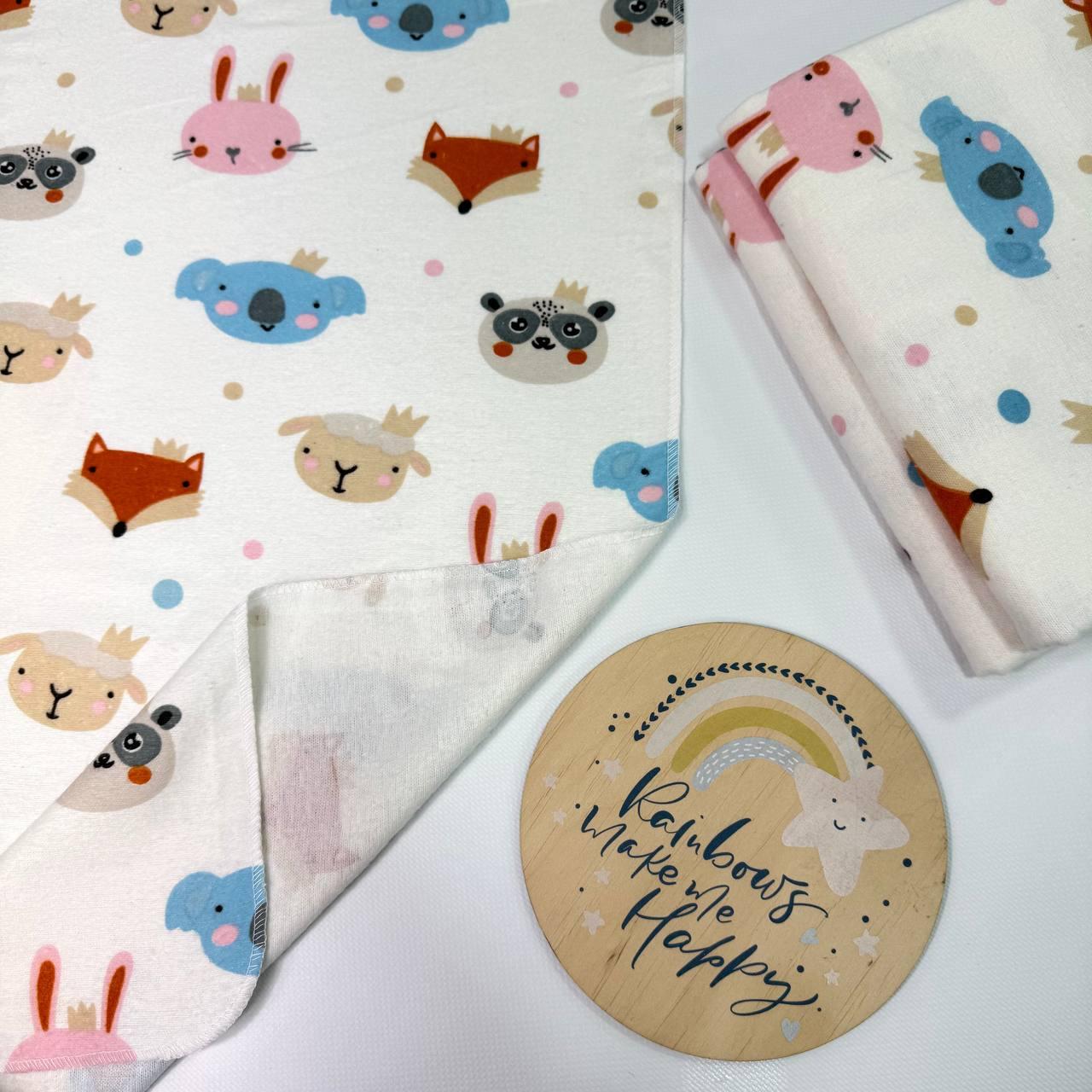 Пелюшка бавовняна/фланелева 110х90