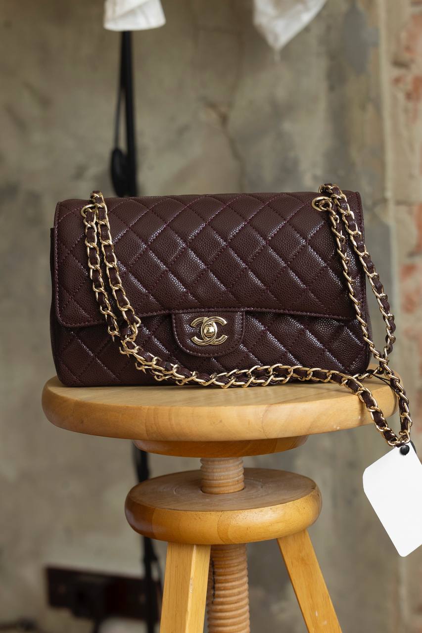 Chanel classic Brown - Burgundy