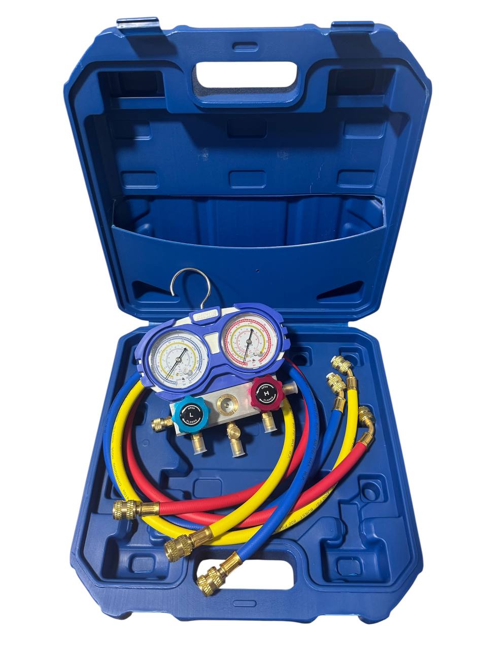 HMG 2 134a Манометричний 2-х вентильний колектор 134a / R22 / 404a / 407c