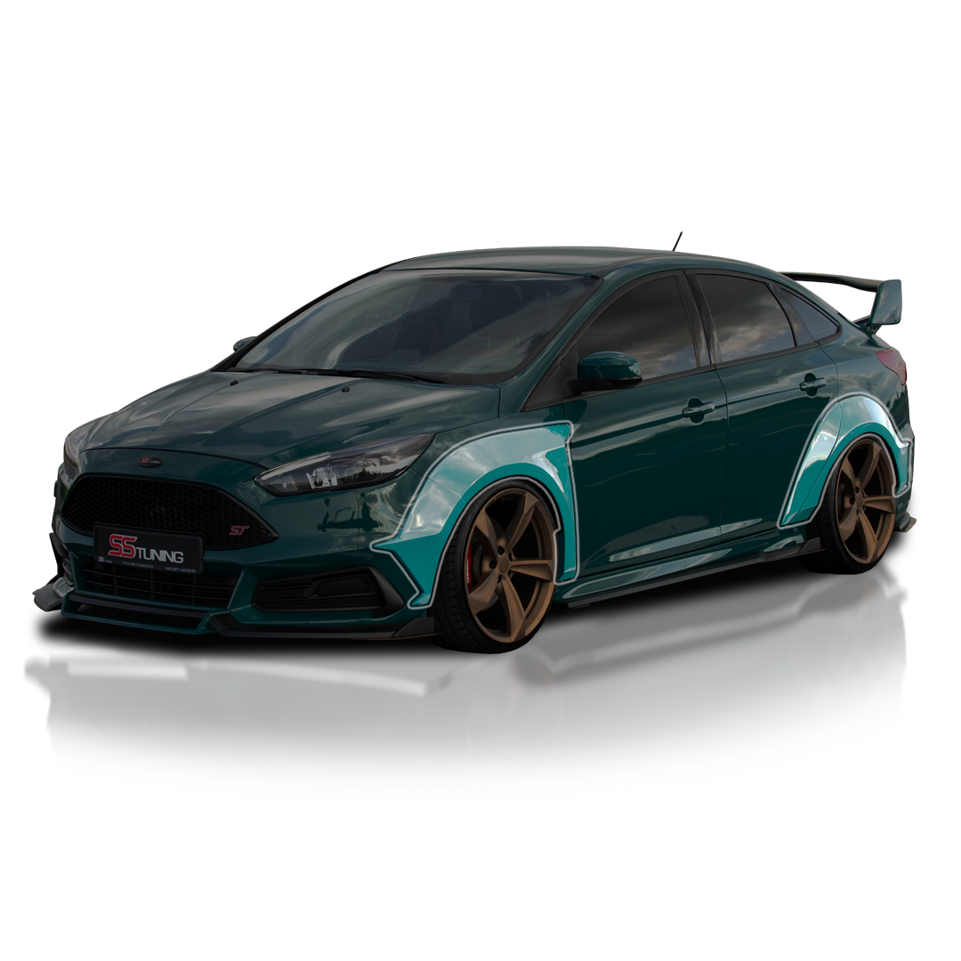 Ford Focus ST Sedan RE Fender Flares