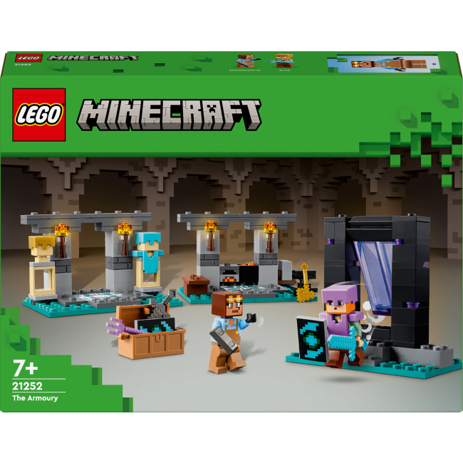 Конструктор LEGO Minecraft Зброярня (21252)