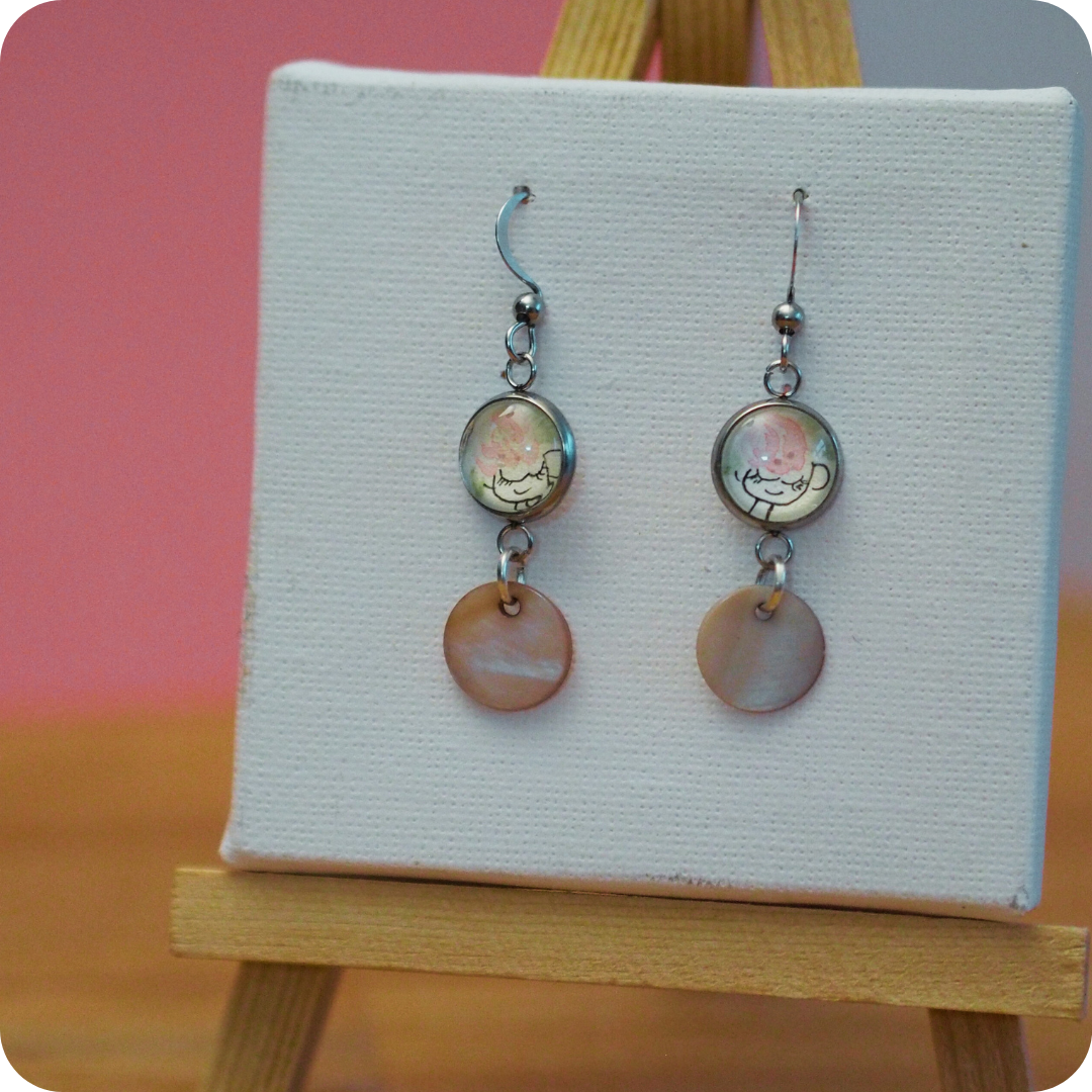 Boucles d'oreilles "Clarinette"