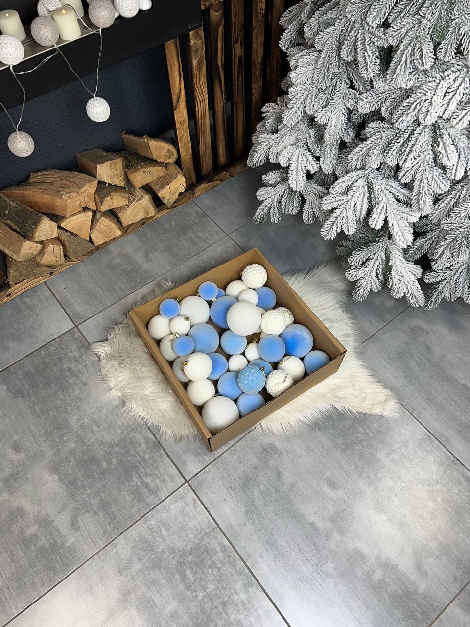 Подарунковий набір «Оксамит» - БЛАКИТНИЙ 💧